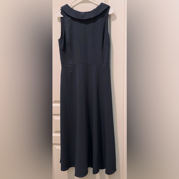 Boden Clarissa Retro Sleeveless Rolled Collar w Sweeping A-line Midi Dress ZP1 - Picture 4 of 11